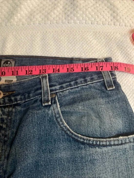 Levis Silvertab Men's baggy Jeans Y2K 36x32 - Picture 3 of 11